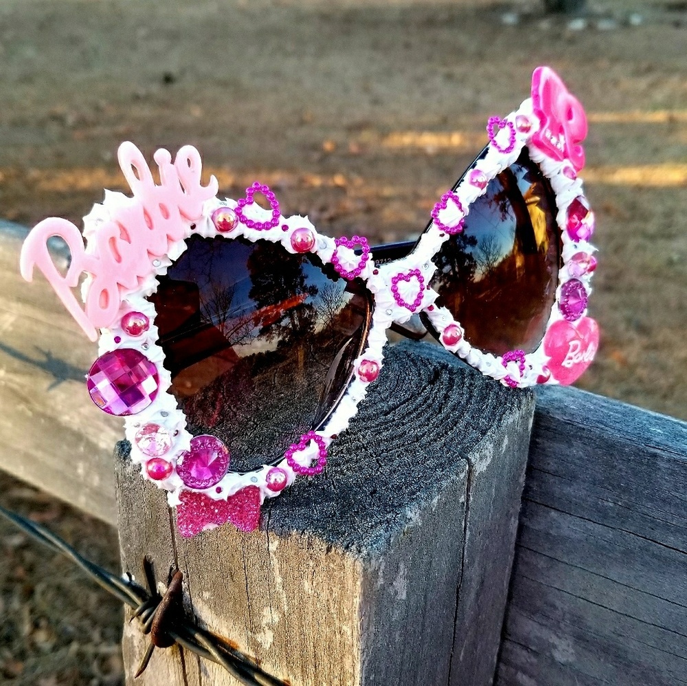 Barbie Girl Sunglasses Pink Girly Whip Cream Dream